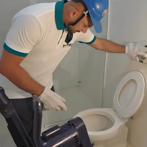 Serviço de desentupimento de vaso